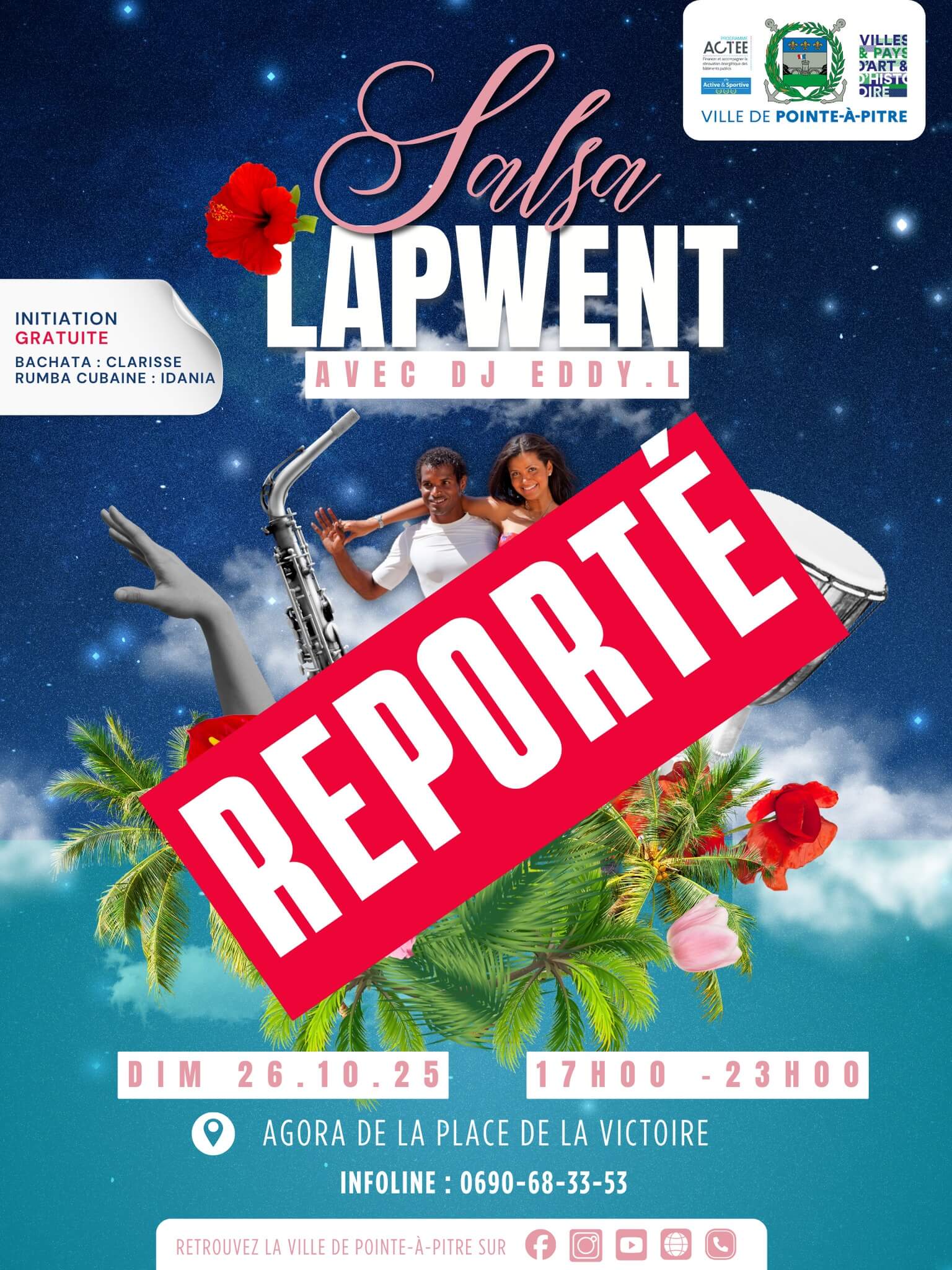 Salsa Lapwent - manifestation du 26 octobre 2025 reportée