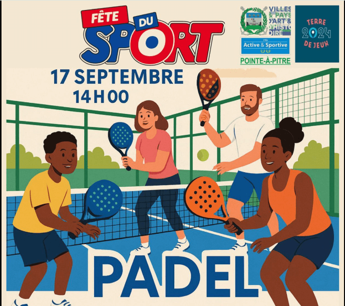FÊTE DU SPORT - INITIATION AU PADEL À POINTE-À-PITRE ! 